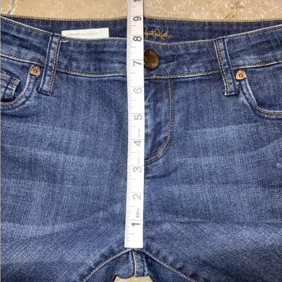 Kut from the Kloth Farrah Baby Bootcut Blue Jeans Size 4 Inseam 32 - Picture 8 of 10
